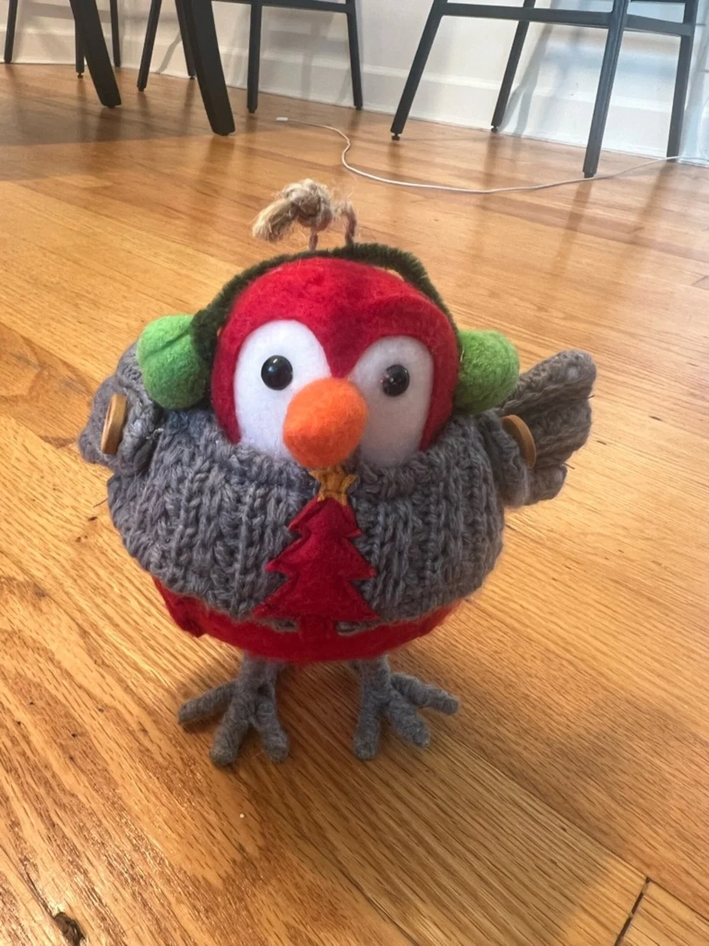 Target Featherly Friends 'Pawson' & grey sweater Felt Bird Decor